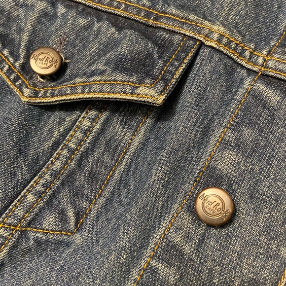 Vintage Hard Rock Cafe Las Vegas Denim Jacket - Picture 4 of 6